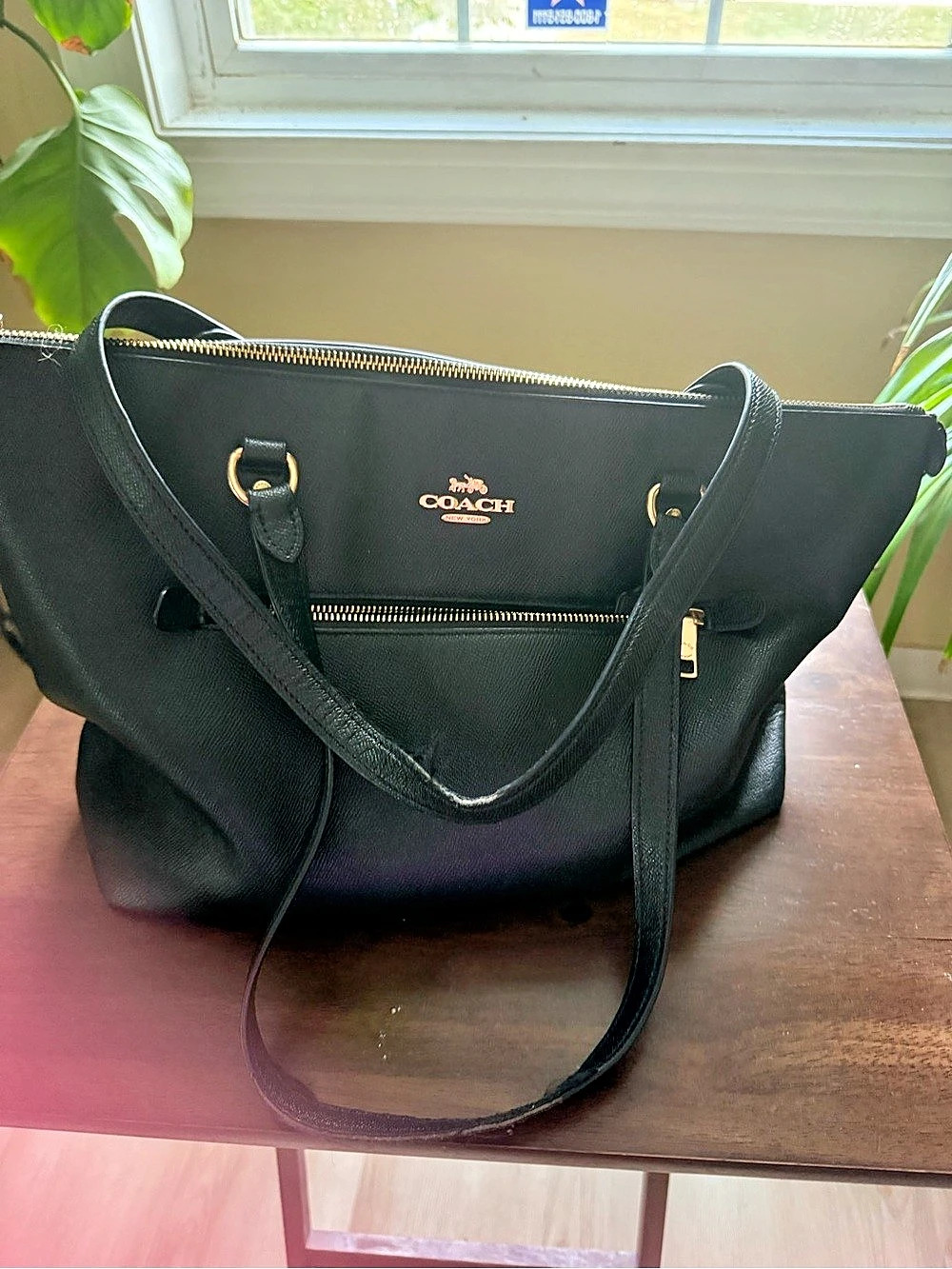 Coach Black Tote Bag
